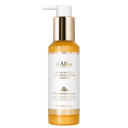 (DECANT) d'Alba White Truffle Return Oil Cream Cleanser | Authentic Repack Travel Size