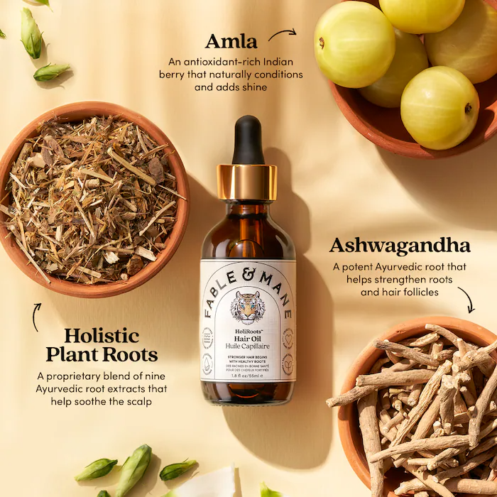 Fable & Mane HoliRoots™ Pre-Wash Treatment Oil for Thinning Hair 55ml