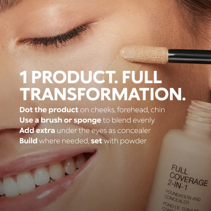 KIKO Milano Full Coverage 2-in-1 Foundation & Concealer