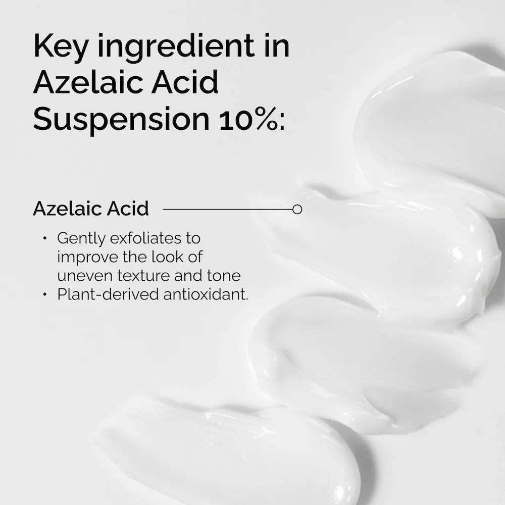 The Ordinary Azelaic Acid Suspension 10% Cream for Redness and Blemish-Prone Skin