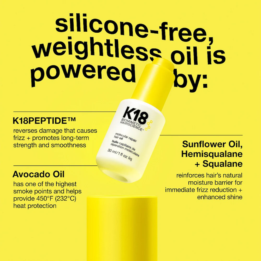 K18 Molecular Repair Hair Oil