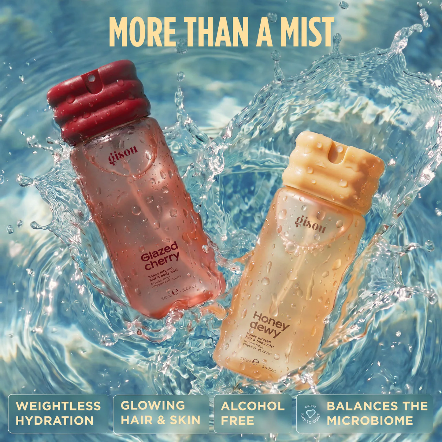 Gisou Honey Dewy Hair & Body Mist