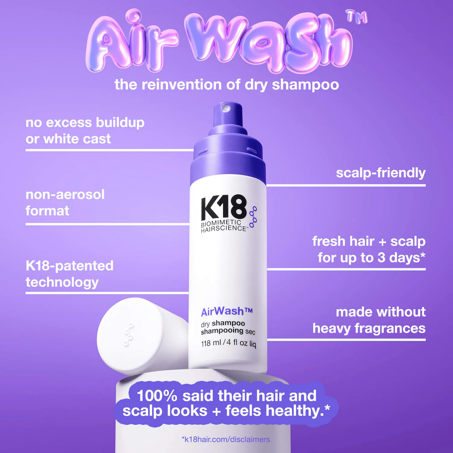 K18 AirWash Dry Shampoo