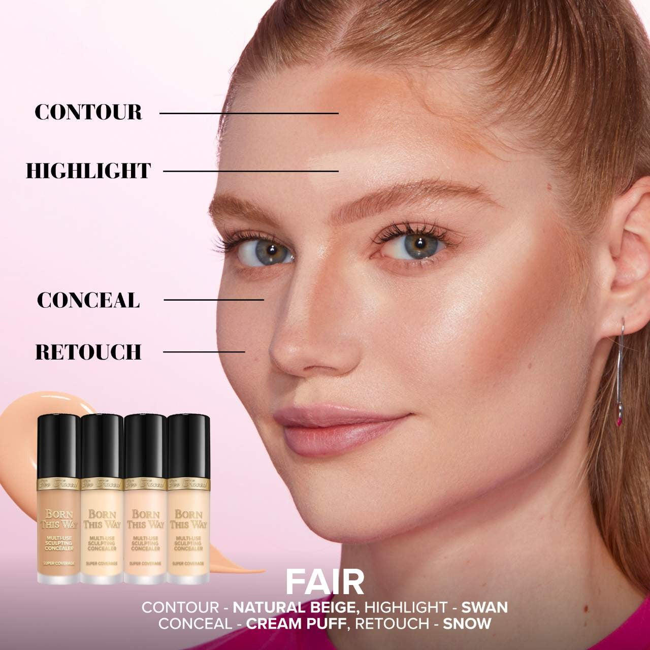Too Faced Born This Way Super Coverage Multi-Use Concealer with Hyaluronic Acid
