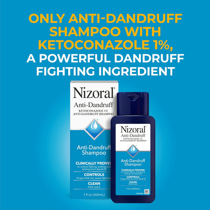 Nizoral Anti-Dandruff Shampoo with 1% Ketoconazole