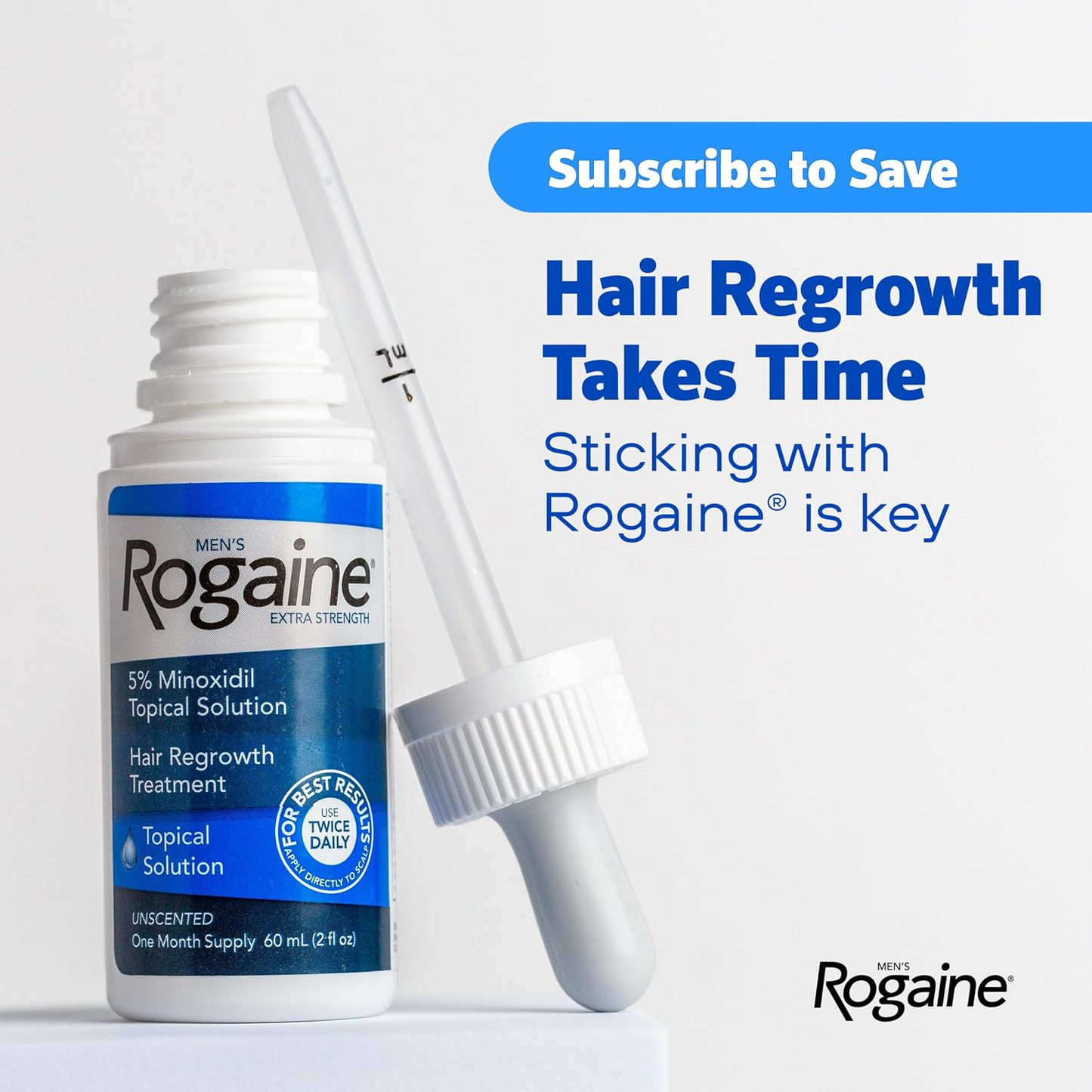 Rogaine Men's Extra Strength 5% Minoxidil Solution