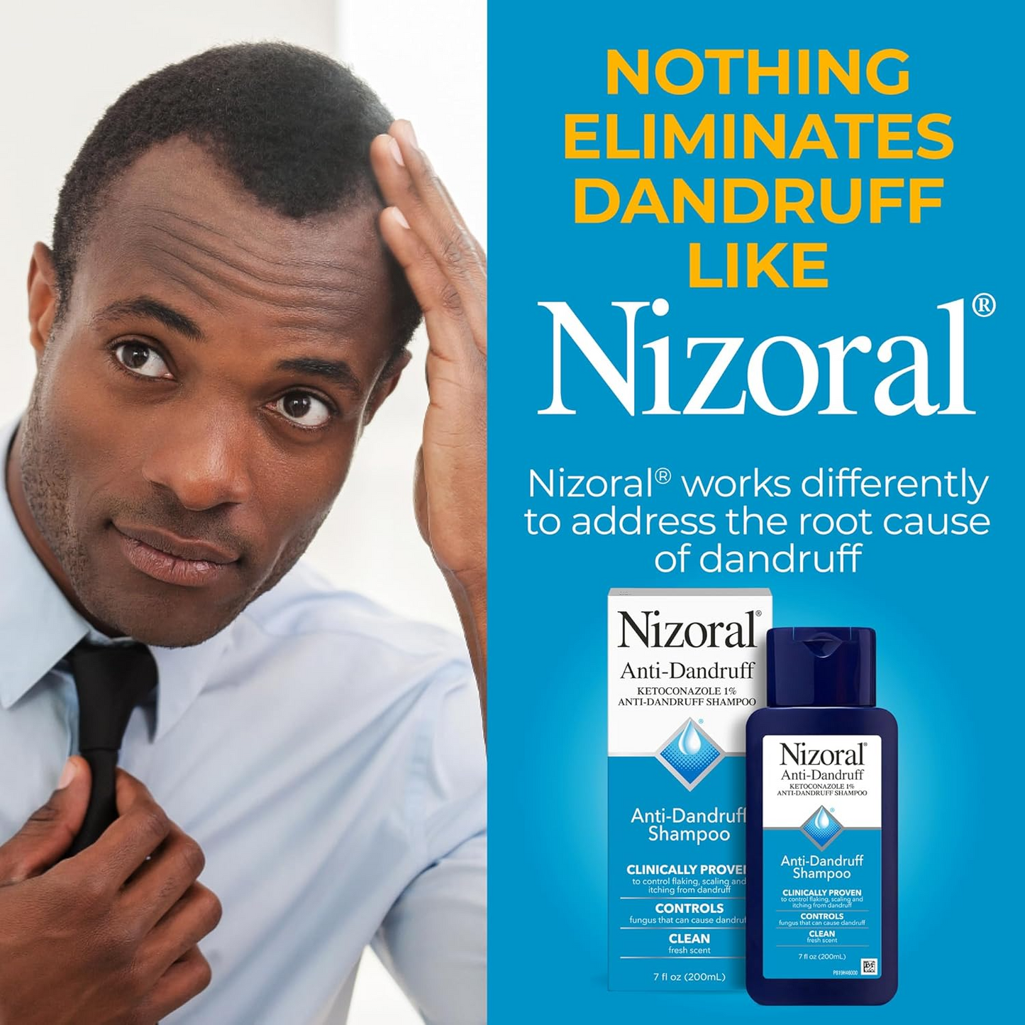 Nizoral Anti-Dandruff Shampoo with 1% Ketoconazole