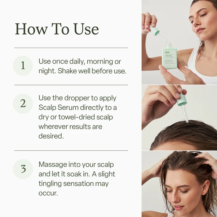Divi Scalp Serum for Thinning Hair 30ml – 1 Month Supply