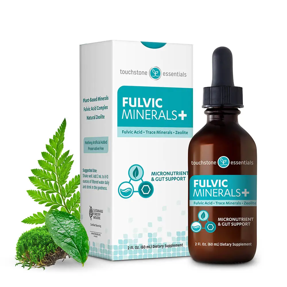 Touchstone Essentials Daily Detox Fulvic Minerals+ 60 mL | 30-day supply