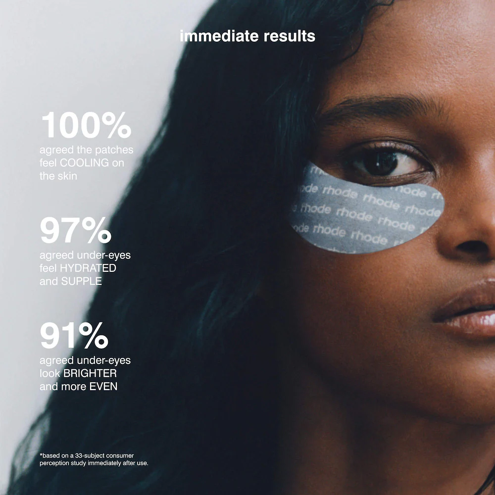 rhode Peptide Eye Prep Depuffing Eye Patches