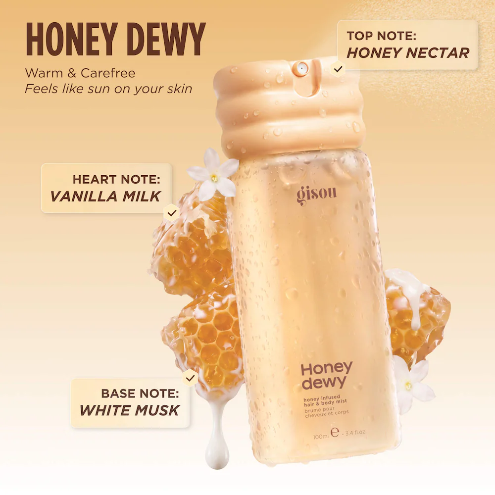 Gisou Honey Dewy Hair & Body Mist