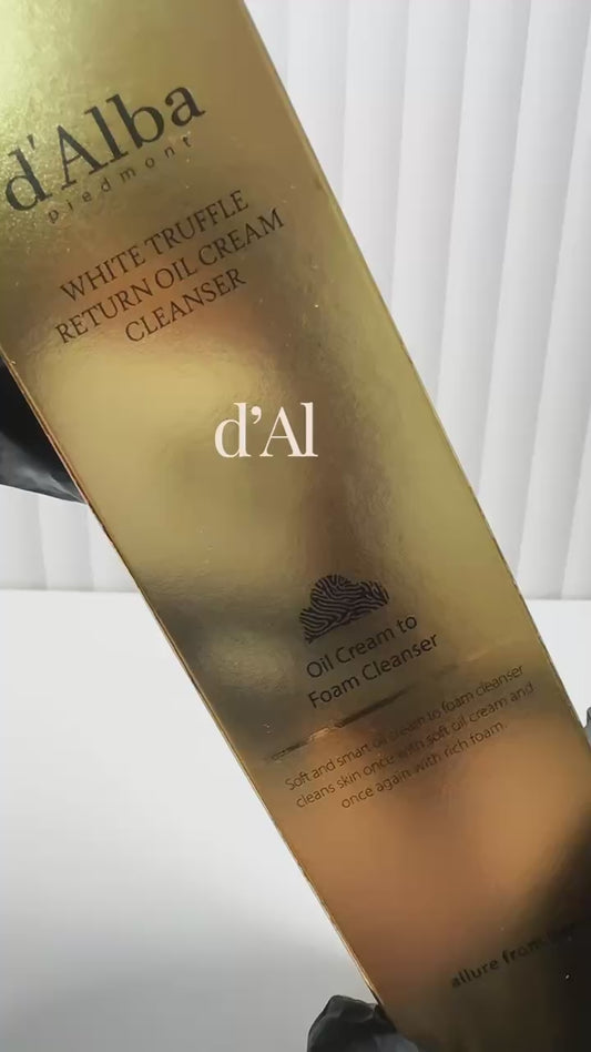 d'Alba White Truffle Return Oil Cream Cleanser Decant
