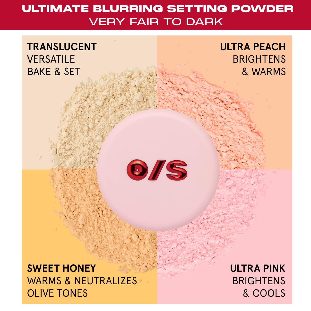 ONE/SIZE by Patrick Starrr  Mini Ultimate Blurring Setting Powder - ULTRA PINK
