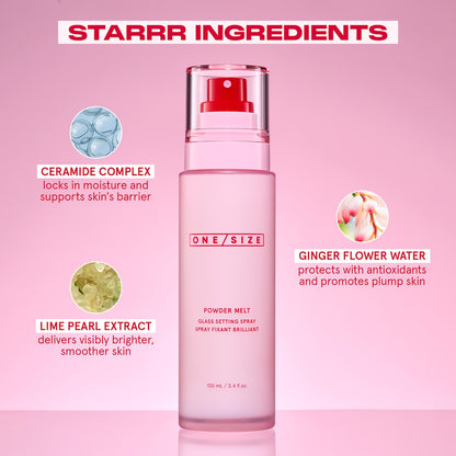 ONE/SIZE by Patrick Starrr Powder Melt Glass Setting Spray