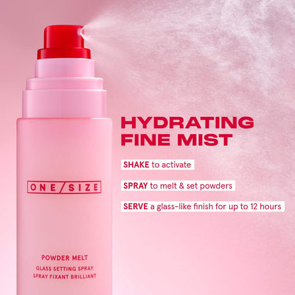 ONE/SIZE by Patrick Starrr Powder Melt Glass Setting Spray